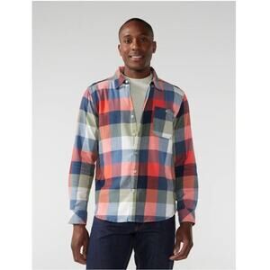 chubbies the iplaid stretch flannel red green blue plaid men size large